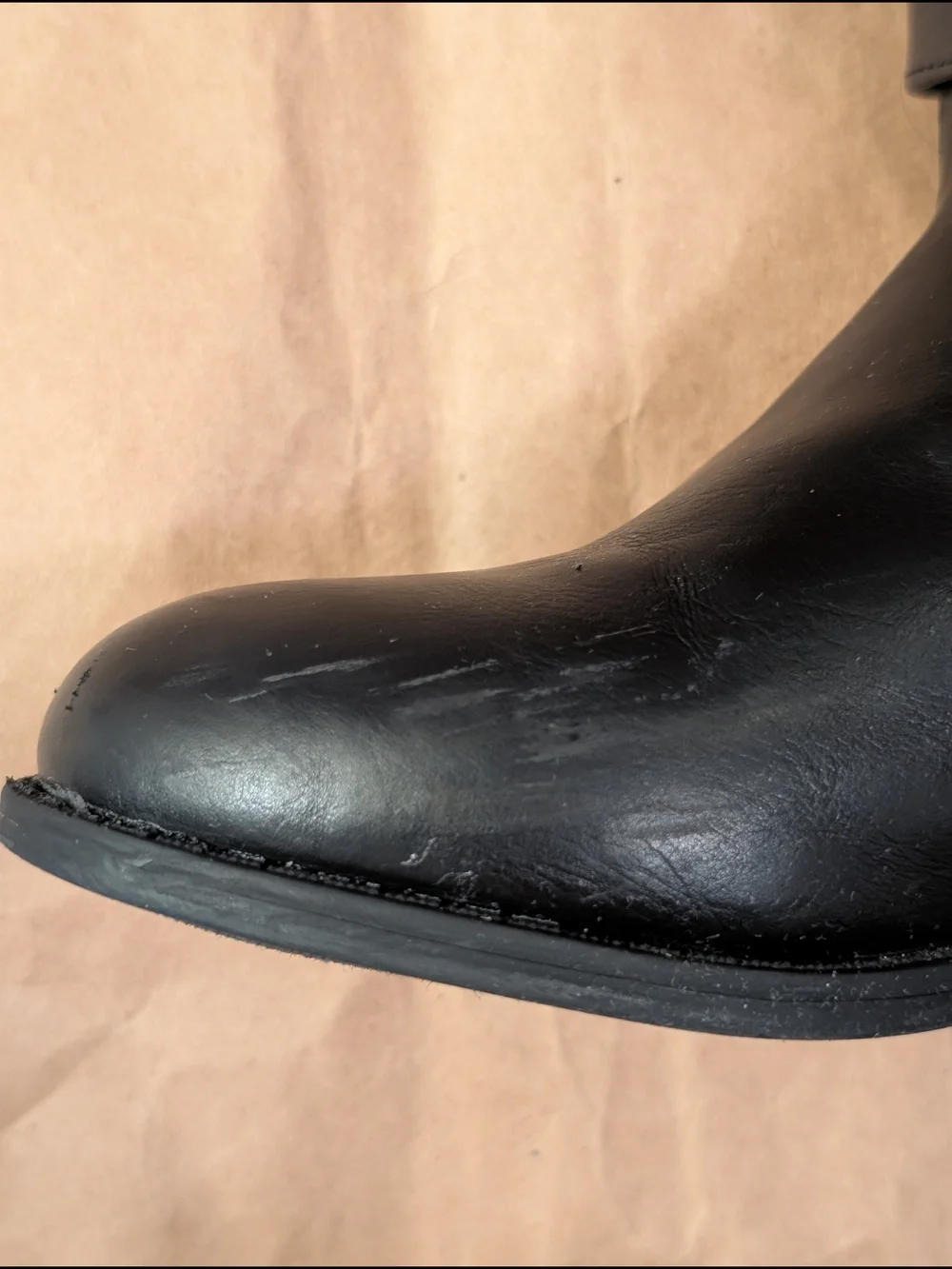 Nautica Black Mid-Calf Leather Boots with Buckle Detail - Women